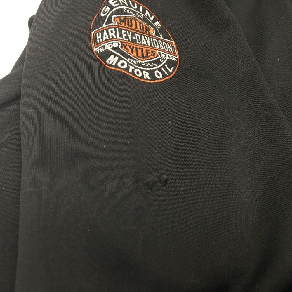 Harley Davidson Women's Hooded Jacket That Can Attach to Leather Jacket Size L - Picture 7 of 11